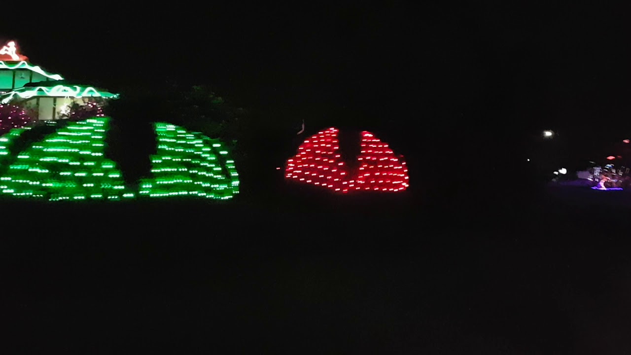 Xmas lights in our local area of Perth