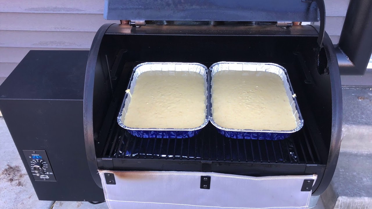 Cornbread on Traeger Pro 22
