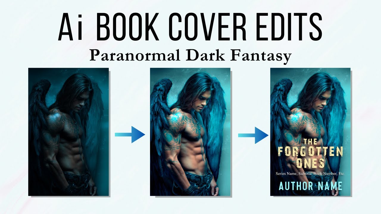 Premade AI Book Covers Midjourney and Affinity Photo 2