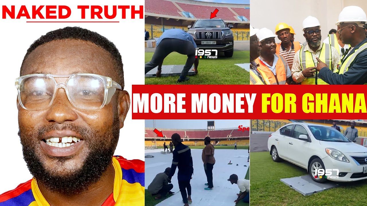 👏Aburokyire aba Ghana: Modern pitch covers for Accra Sports Stadium to Host big events. 🔥🔥🔥