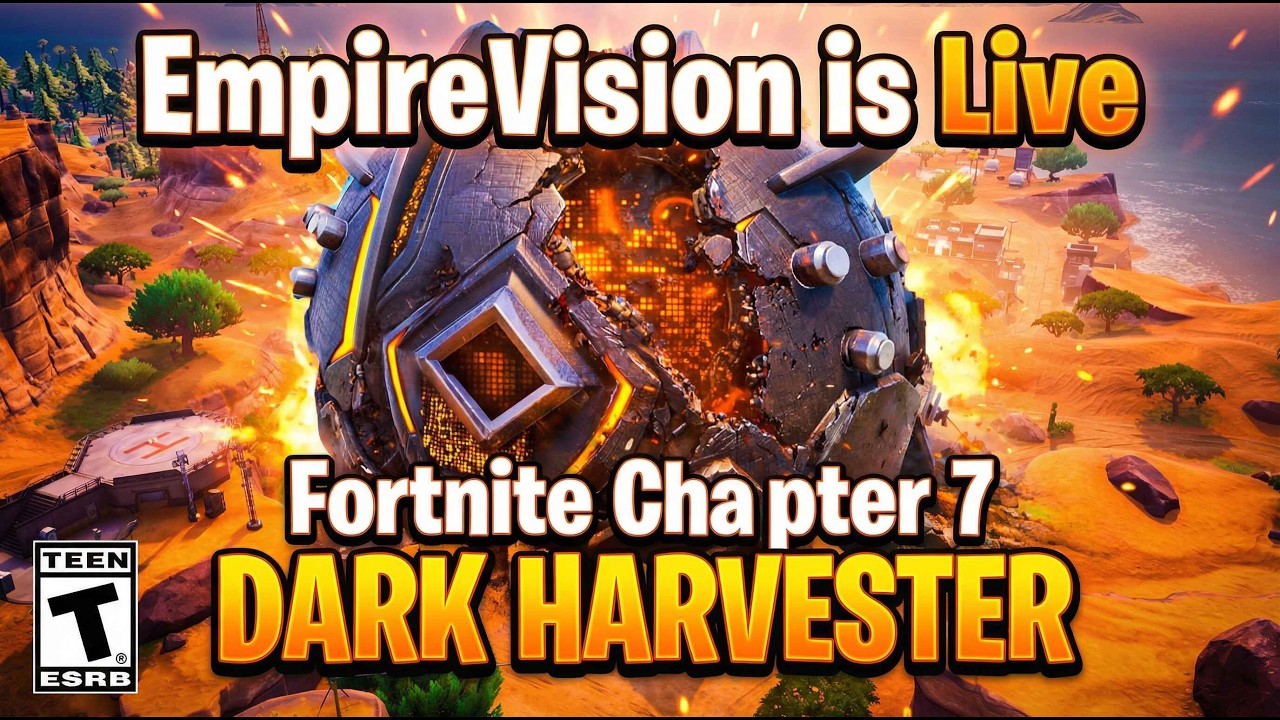 🔴Fortnite’s BIGGEST Event? LIVE + DARK HARVESTER