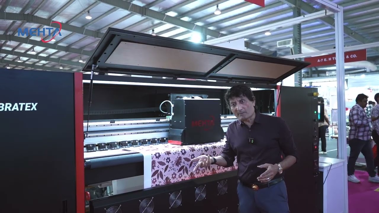 Zybratex 8-Head High-Speed Dye Sublimation Printer | Equipped with Epson i3200 A1 Printheads