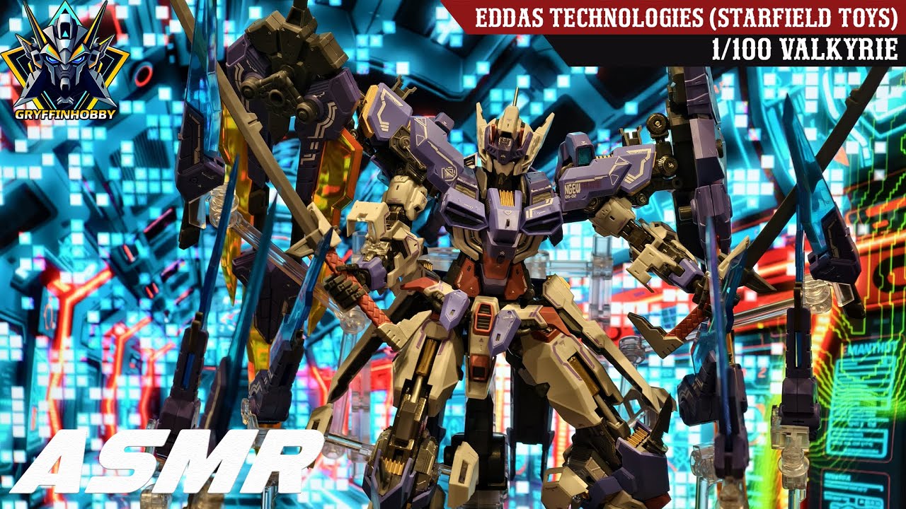 EDDAS TECHNOLOGIES (STARFIELD TOYS) - 1/100 VALKYRIE Model Kit | ASMR | Quick build | 4K