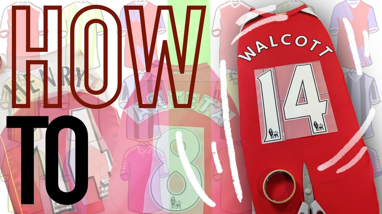 UPGRADING 3 football shirts with namesets!