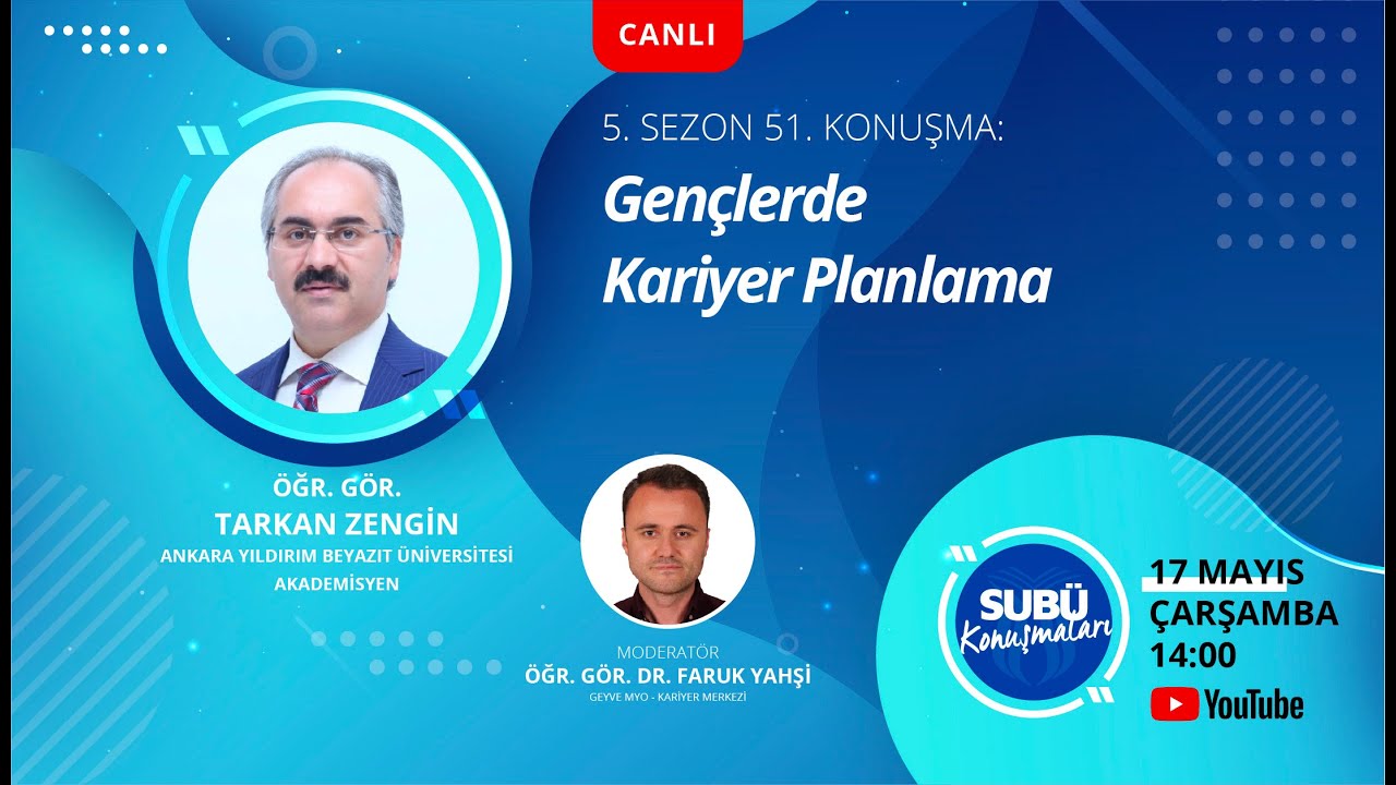 Gençlerde Kariyer Planlama - Konuşmacı: Tarkan Zengin