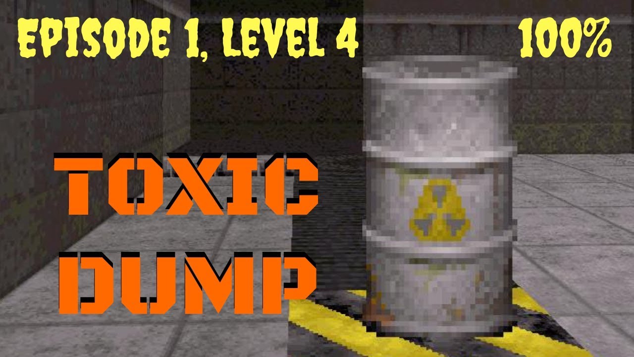 Duke Nukem 3D (100%) Walkthrough (E1L4: Toxic Dump)