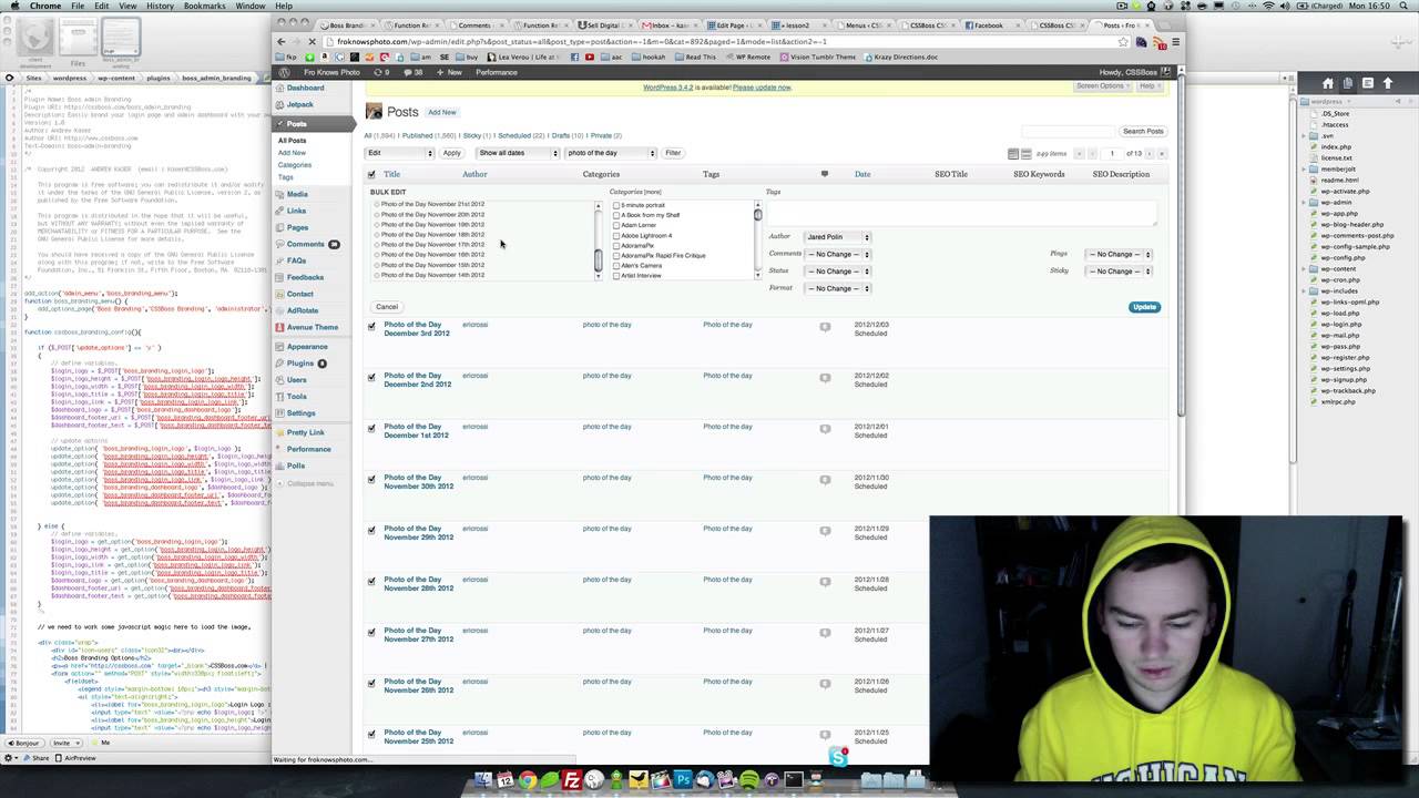 Edit Multiple Posts In Wordpress At The Same Time