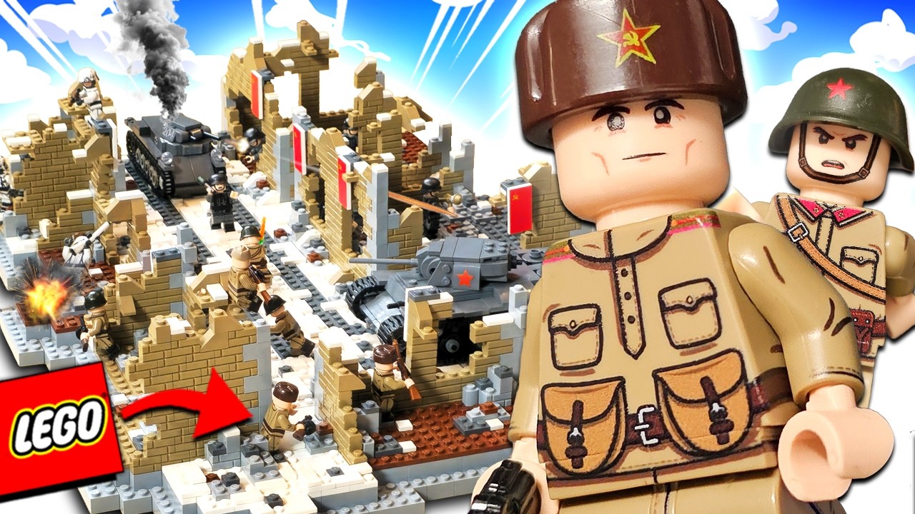 I Built a MASSIVE LEGO WW2 Battle of Stalingrad MOC!🔥