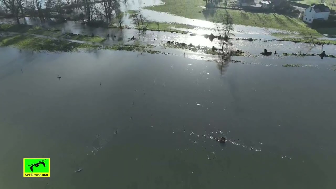 Inondations à Saint-Caradec (22)
