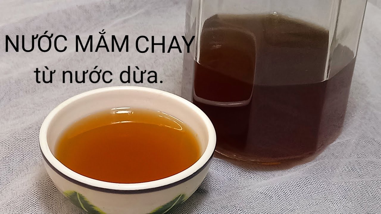 C&aacute;ch l&agrave;m: NƯỚC MẮM CHAY TỪ NƯỚC DỪA rất đơn giản|| Thiện family