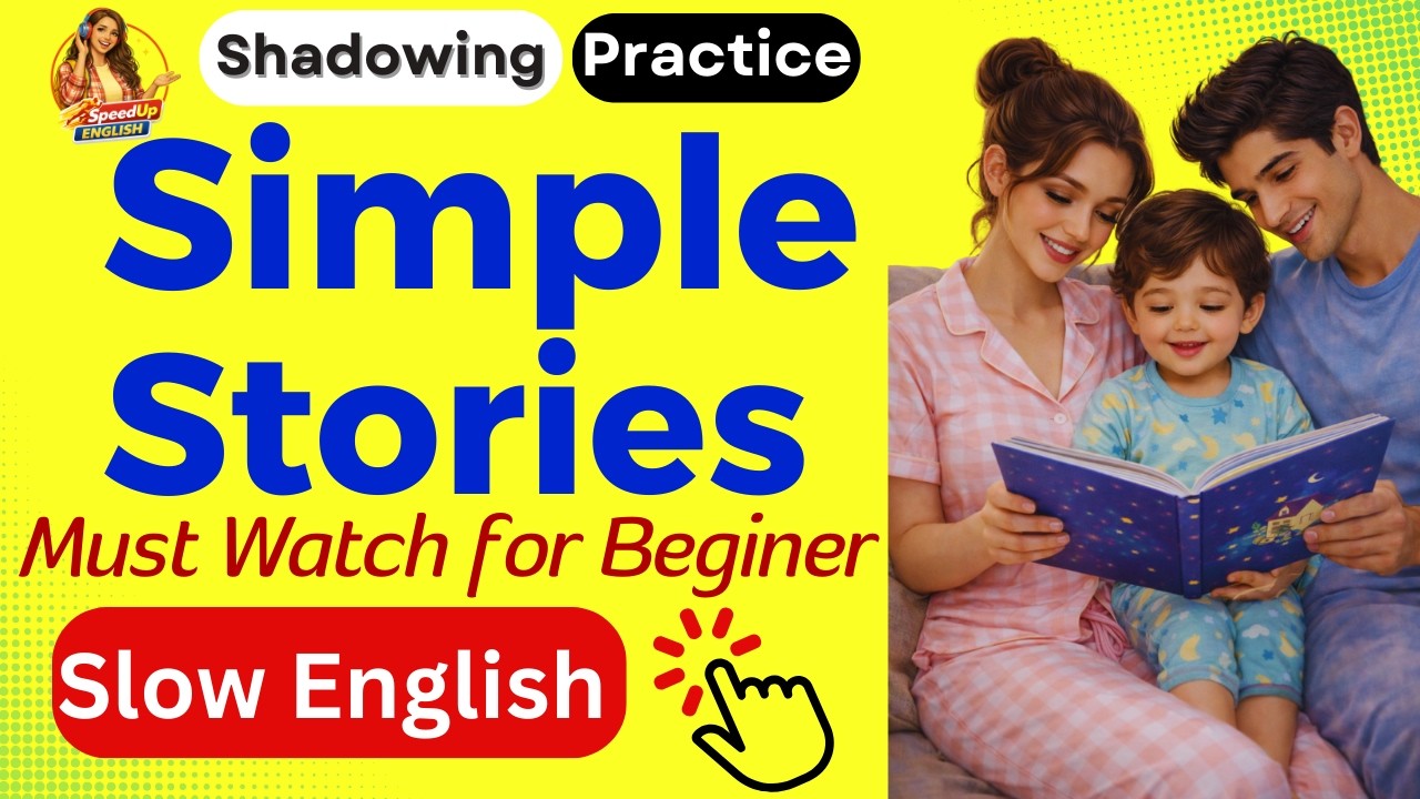 Slow English Stories Podcast | Improve Speaking with Shadowing | Must Watch this to Speaking Fluency