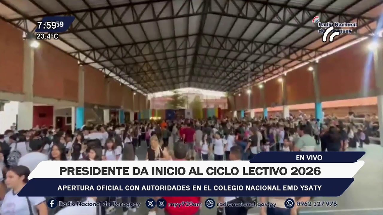 EN VIVO |  Apertura oficial del año lectivo escolar 2026