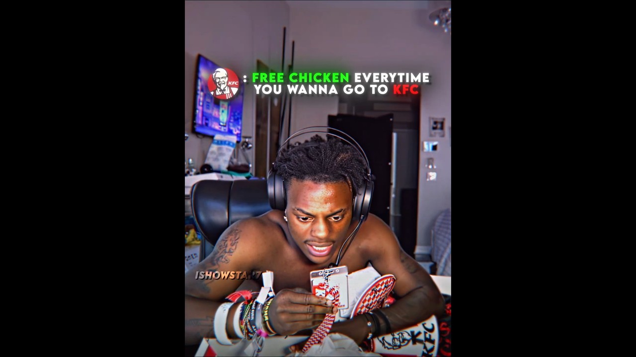 ShowSpeed KFC Coupon Used By Fan 😂😂 #ishowspeed #kfc #edit