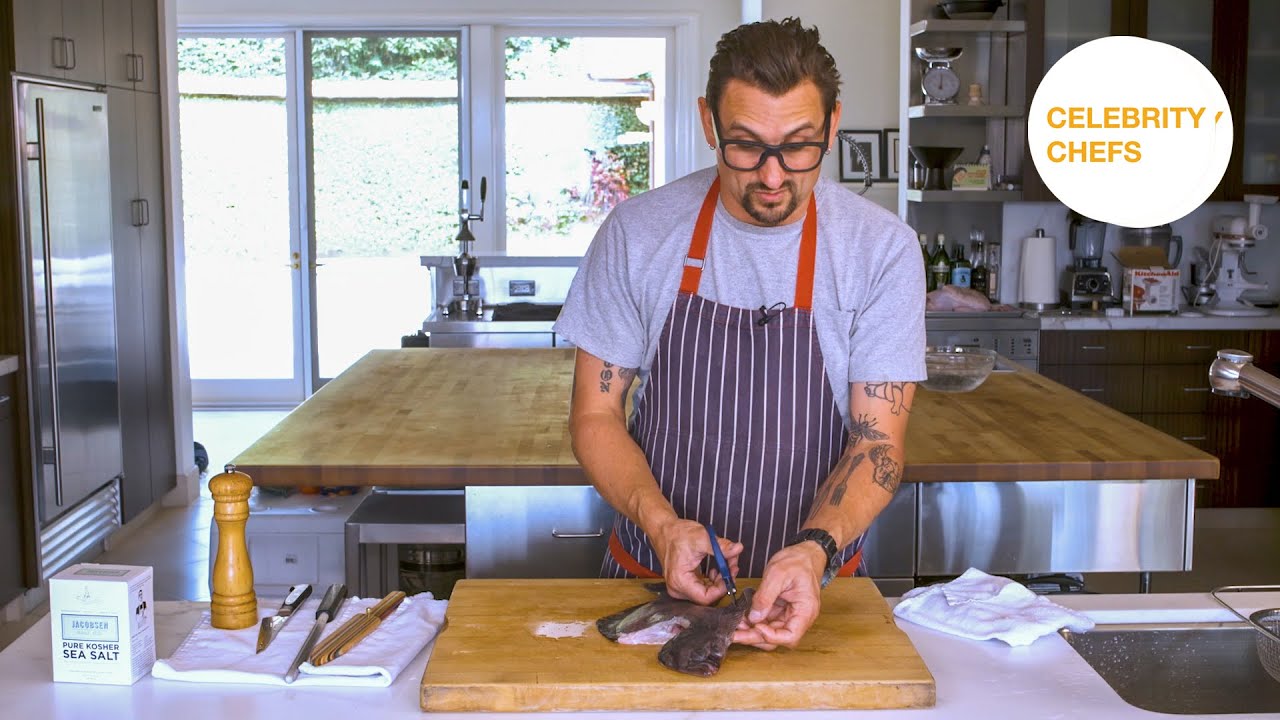 Celebrity Chefs Recipes: Chris Cosentino’s Roasted Petrale Sole with Brown Butter & Chanterelles