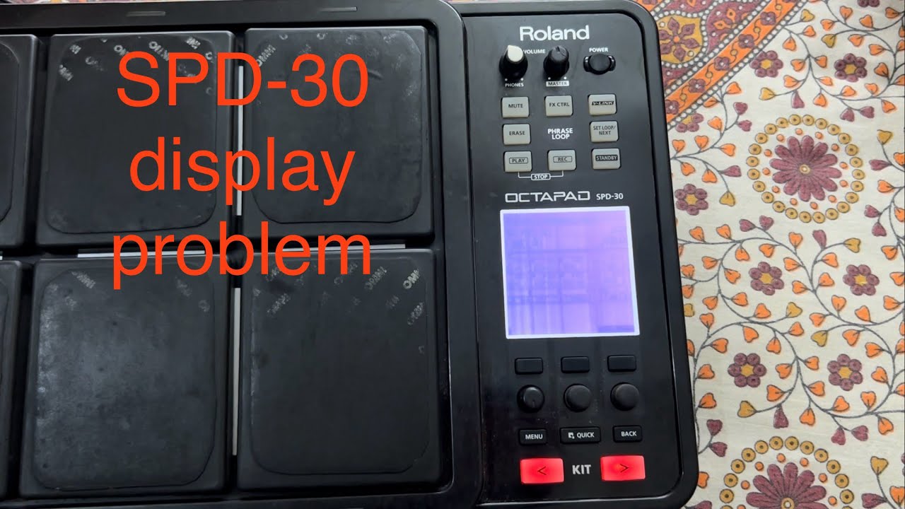 Roland SPD-30 display problem. #open #repering #repair #roland #spd30