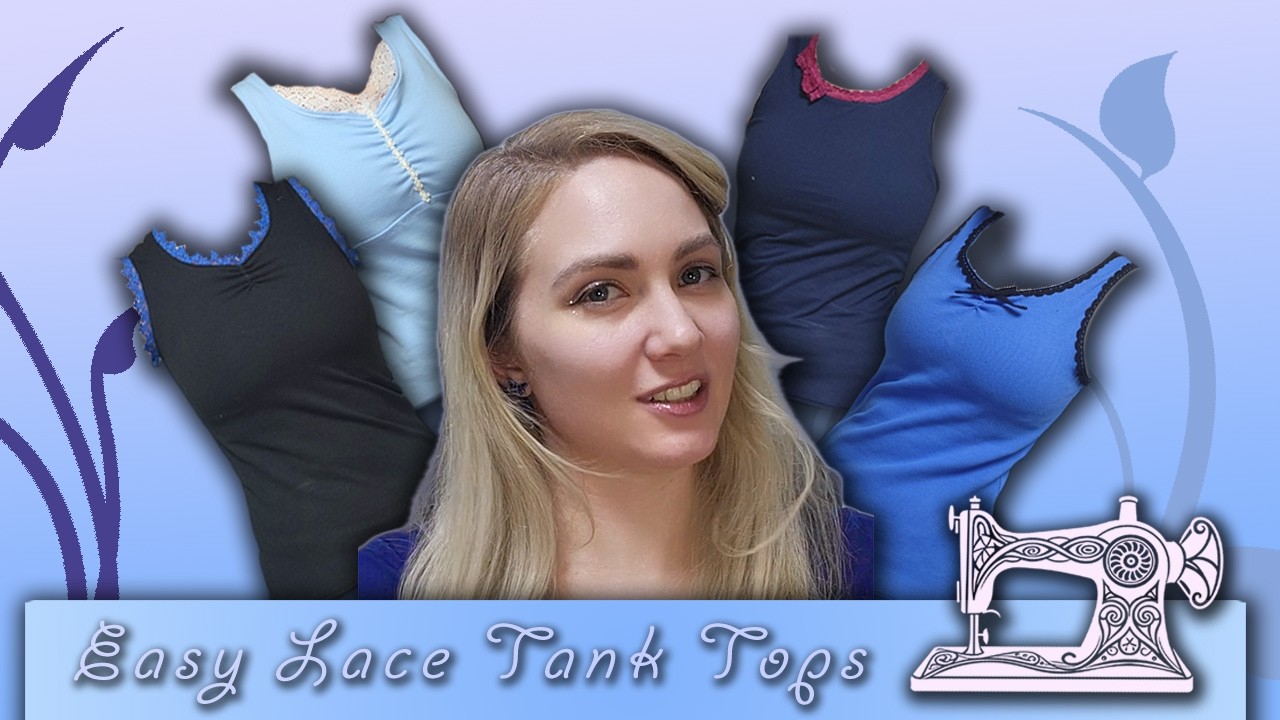 Romantic Balletcore Tank Top 🩰 Sewing with Stretch Fabric