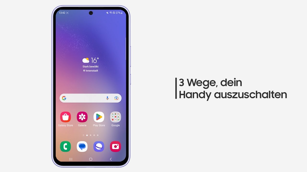 Galaxy Smartphones: 3 Wege, dein Handy auszuschalten