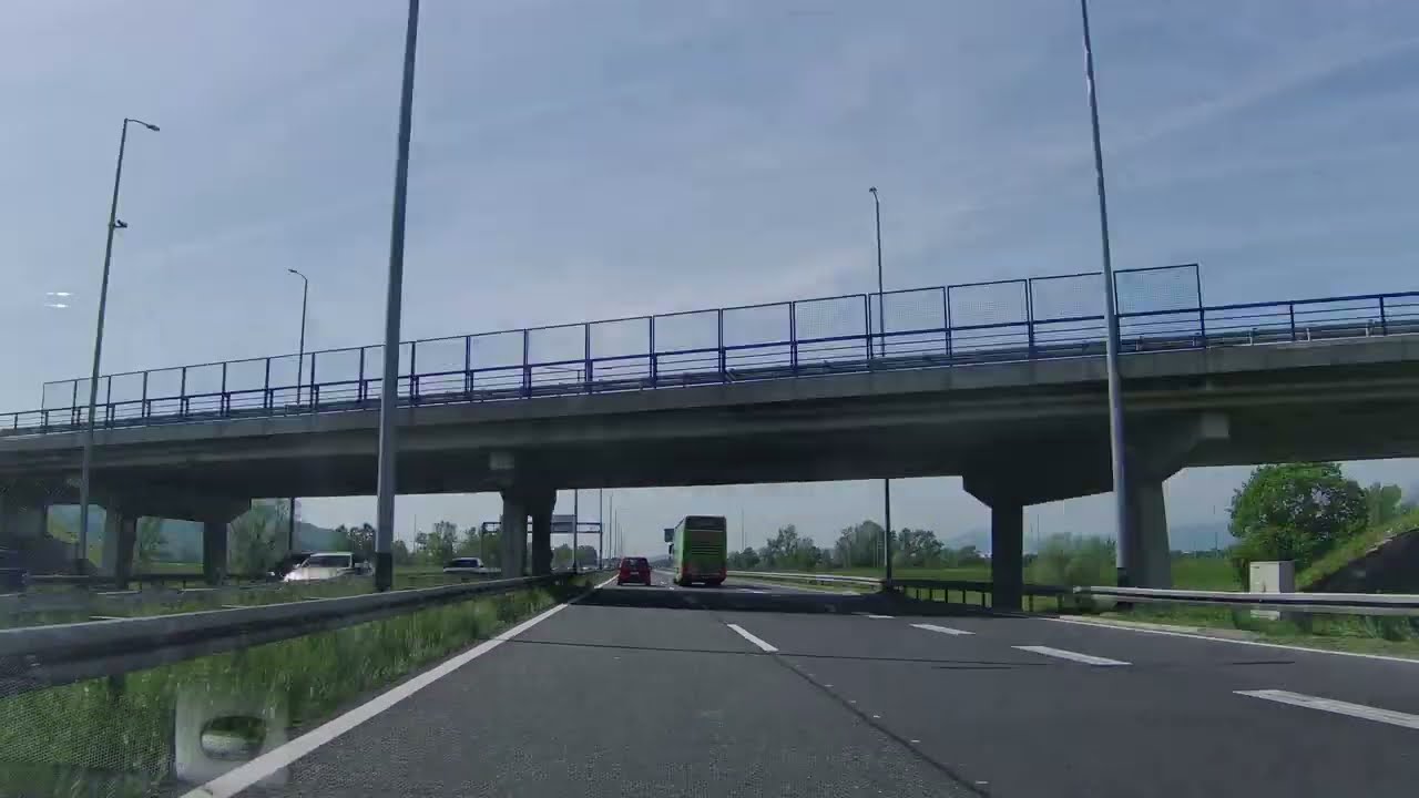 Maribor - Sarajevo highway timelapse 4K
