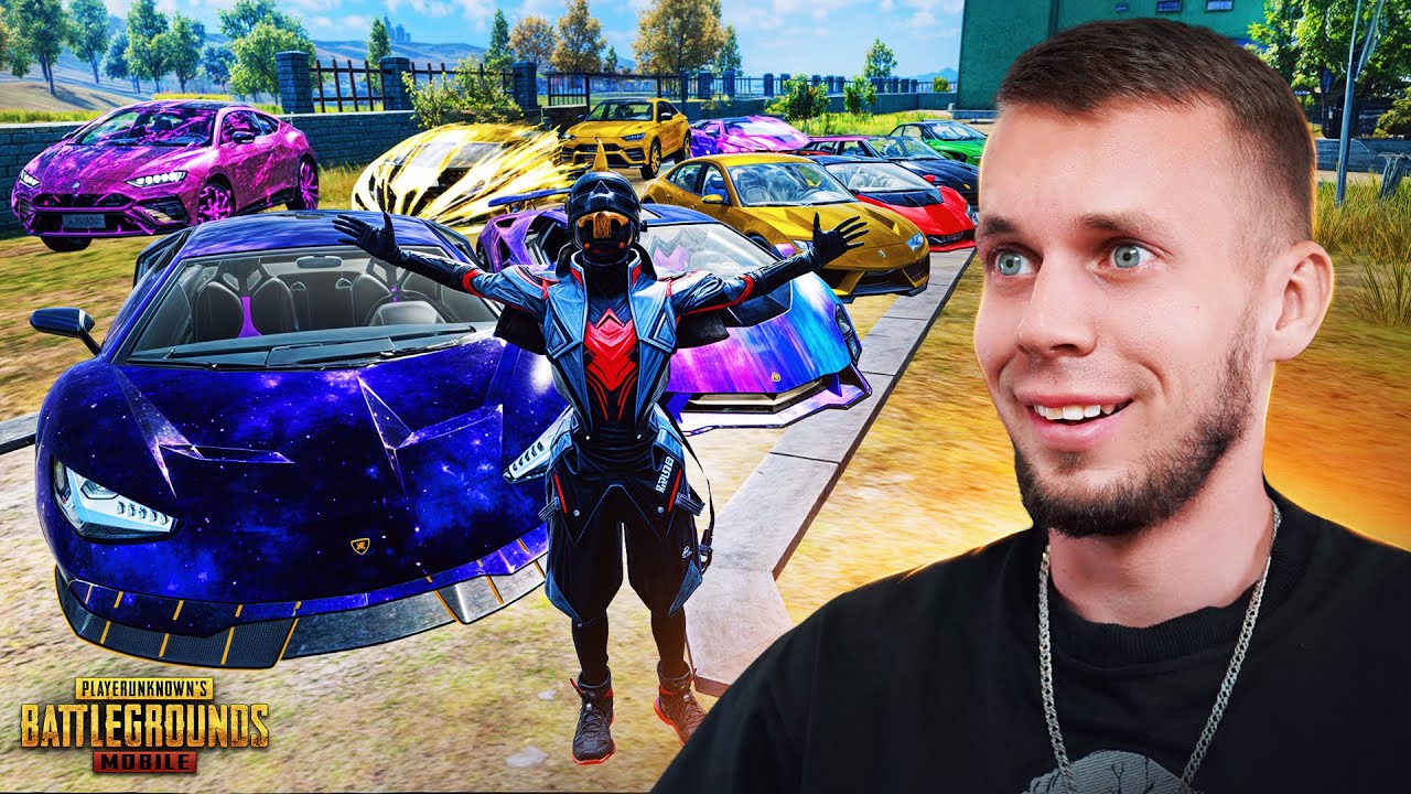ВЫБИЛ ВСЕ ЛАМБОРГИНИ в PUBG MOBILE! 🤯