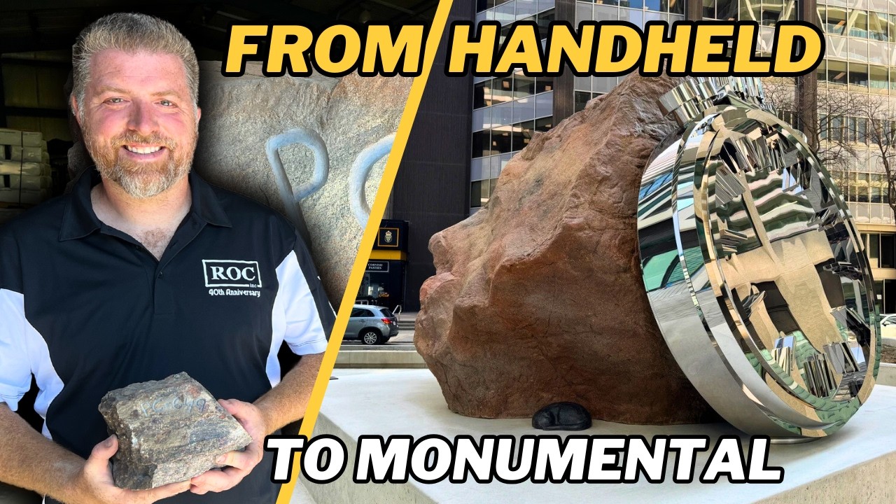 We Built a MASSIVE Rock Sculpture 3000x Bigger Than the Original!
