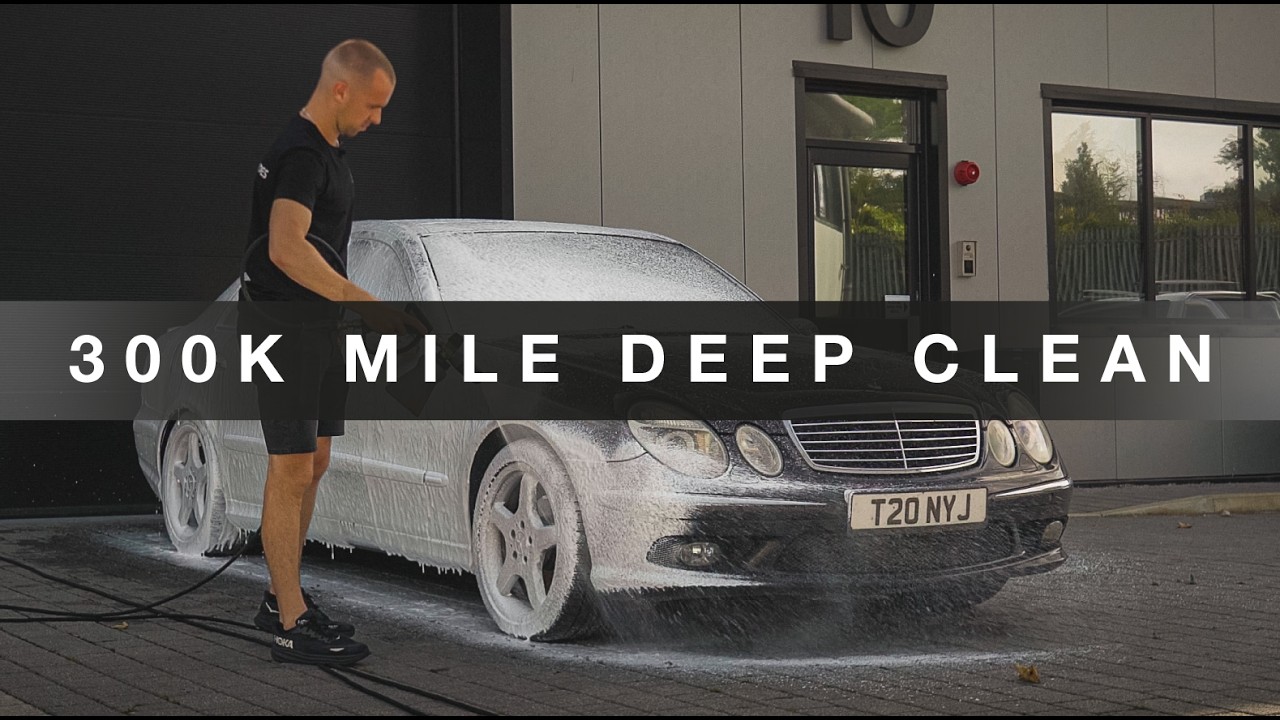 Ежедневная грязная чистка на 300 тысяч миль | Глубокая чистка Mercedes E-класса