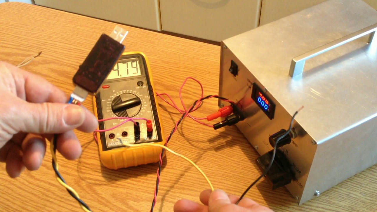 USB тестер.Калибровка прямым измерением.