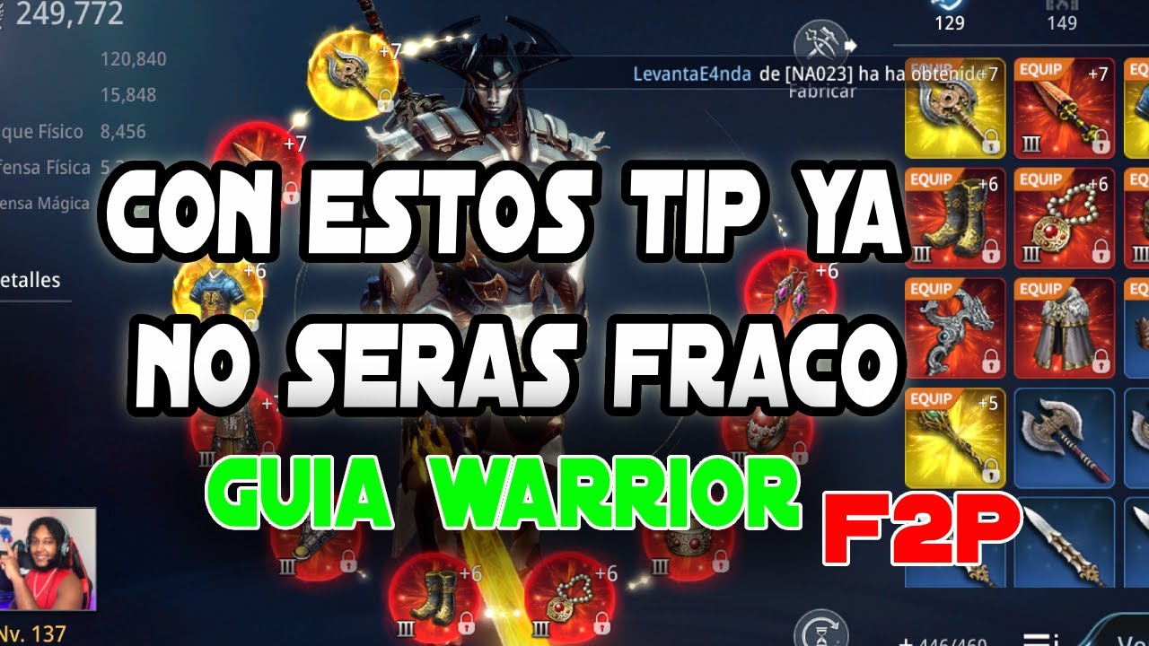 LO QUE NO SABIAS SOBRE EL WARRIOR QUE TE AYUDARA BASTANTE MIR4