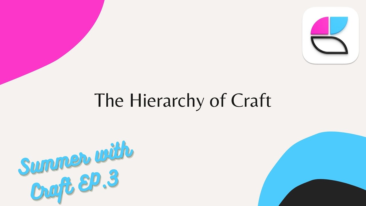Organization inside of Craft // Spaces, Notes, Cards, Folders, Documents (Summer with Craft EP 3)