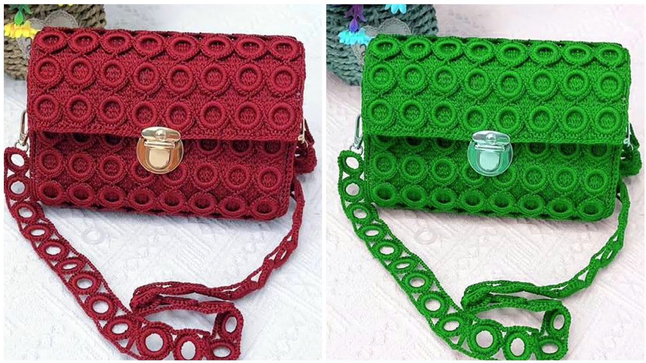 Beautifully Designed and Easy to Make Crochet Bag/New Design 🔥Simple and Wonderful