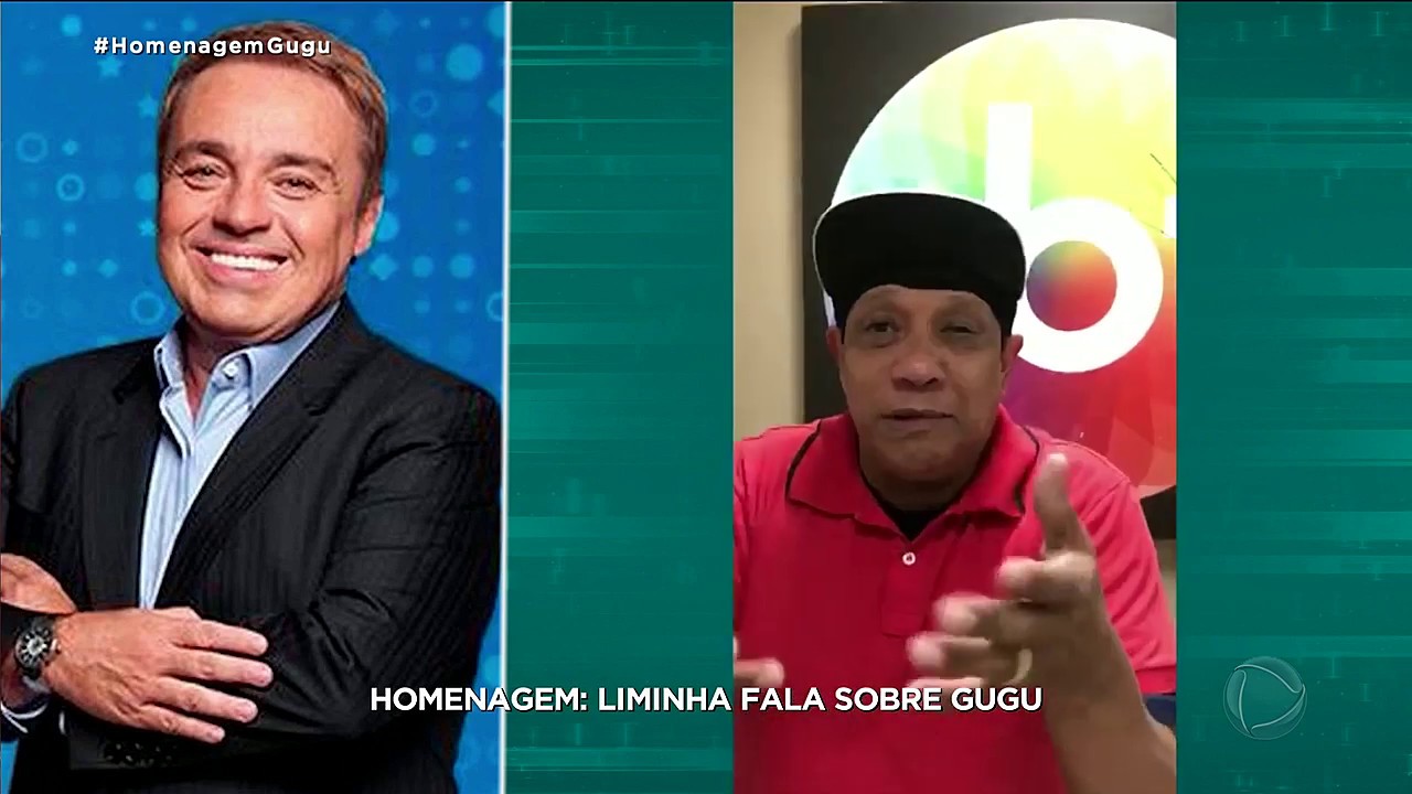 Liminha lamenta a morte de Gugu: 