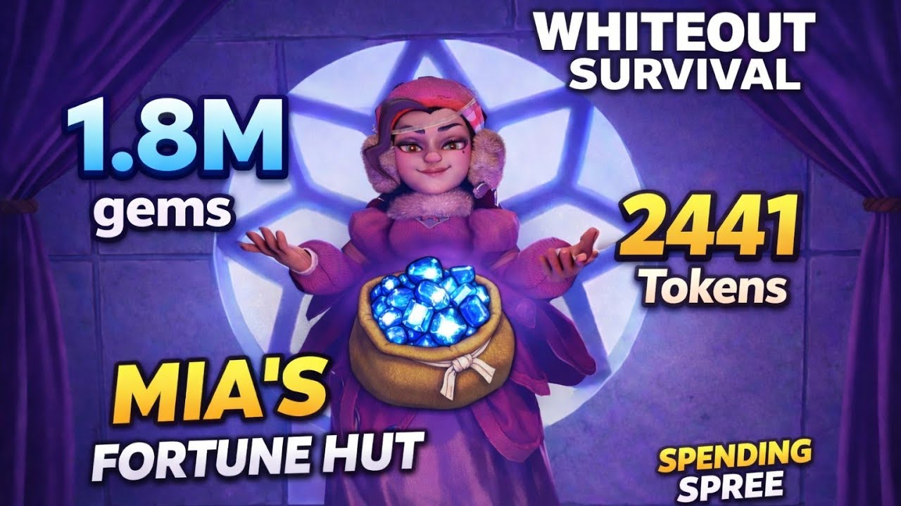 SPENDING 2441 TOKENS IN MIA FORTUNE EVENT| Can I get lucky? | Whiteout Survival
