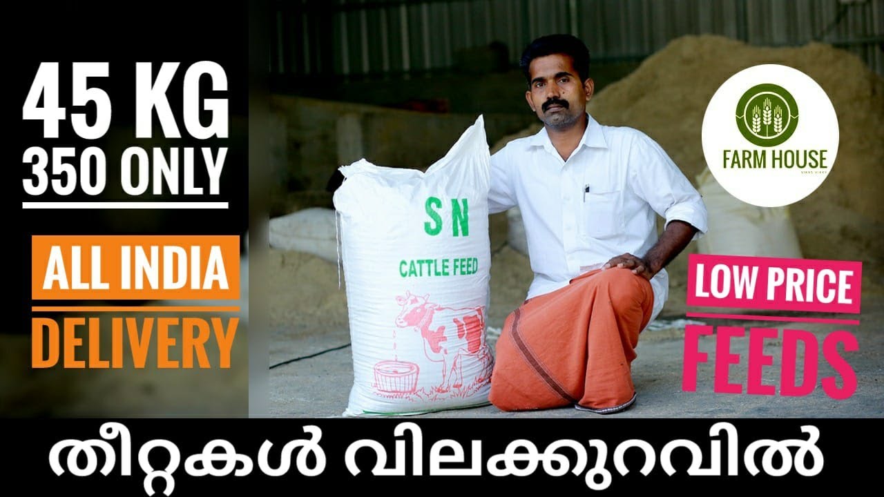തീറ്റകൾ വിലക്കുറവിൽ എത്തിച്ചു തരുന്നു | LOW PRICE FEEDS | farm house / cattle feed