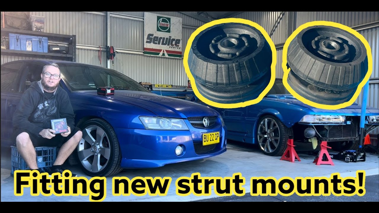 Как заменить опоры стойки Holden VZ Commodore - VZ SSZ - VT на опоры передних амортизаторов / сто...