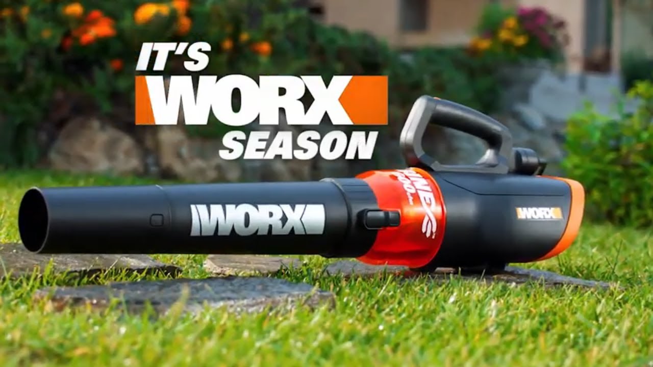 Worx WG520 12 Amp TURBINE 600 Electric Leaf Blower