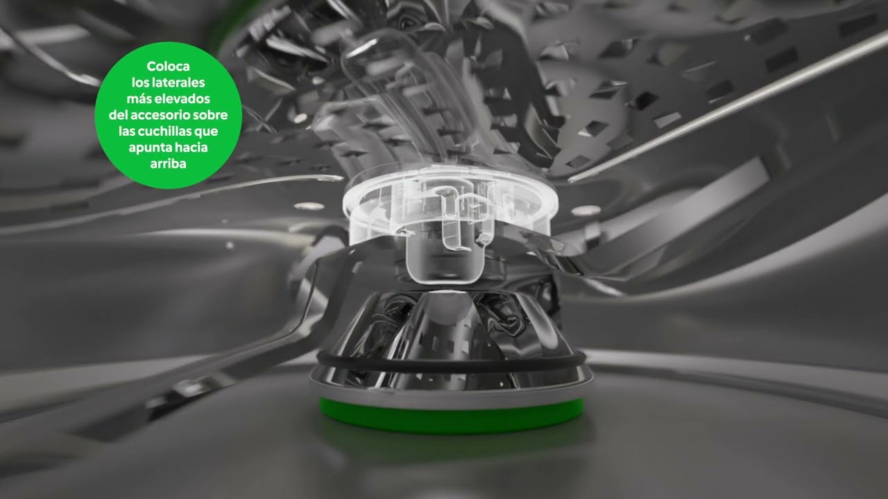 Cómo colocar el Accesorio cubrecuchillas y pelador de Thermomix® en TM7