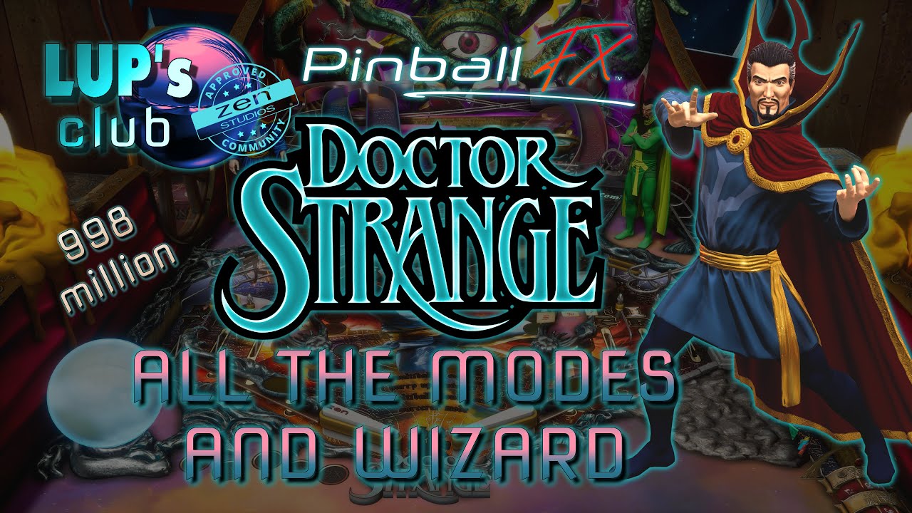 Pinball FX 🟡 Marvel Pinball: Doctor Strange ► All the modes & Wizard (998M)