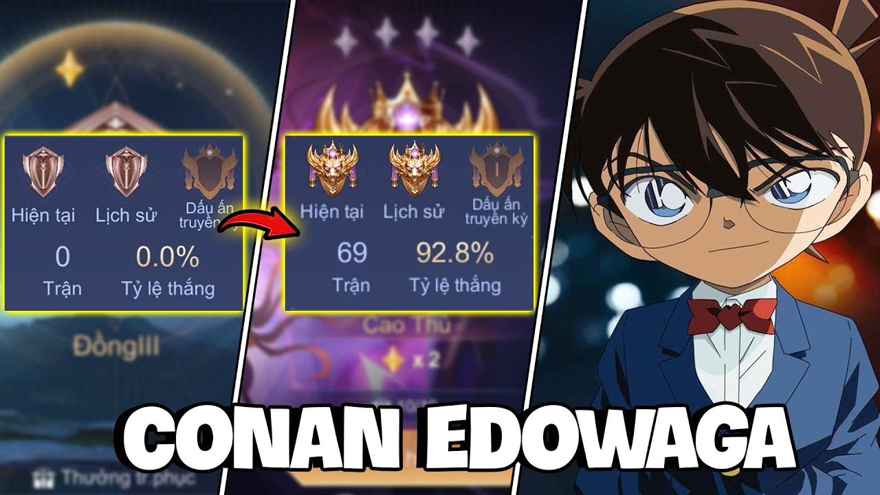 VUX HÀNH TRÌNH YORN CONAN EDOGAWA TỪ ĐỒNG LÊN CAO THỦ LIÊN QUÂN MOBILE