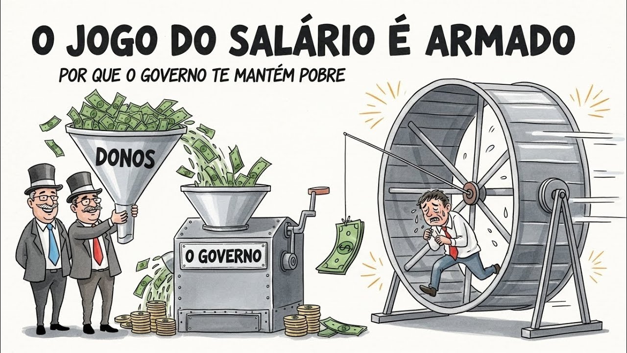 O jogo do salário foi feito para você ficar na pobreza