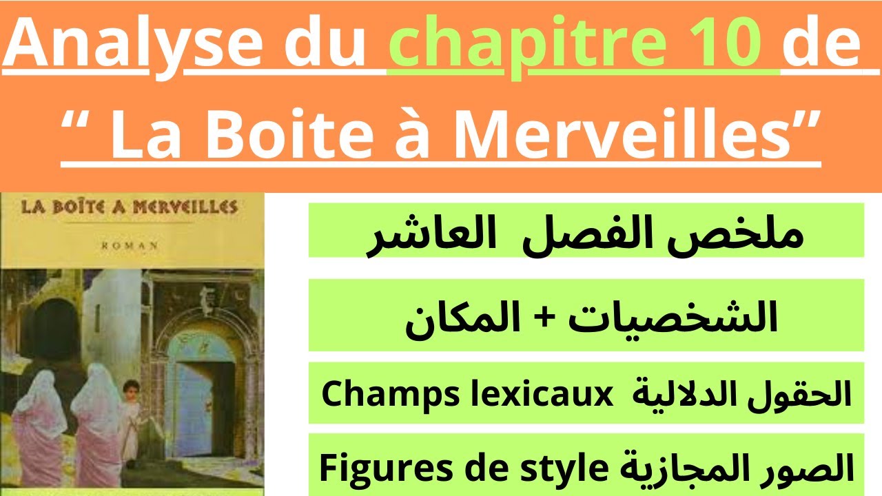 1BAC : Analyse du chapitre 10 de la boîte à merveilles| Résumé+ idées principales شرح رائع جدا