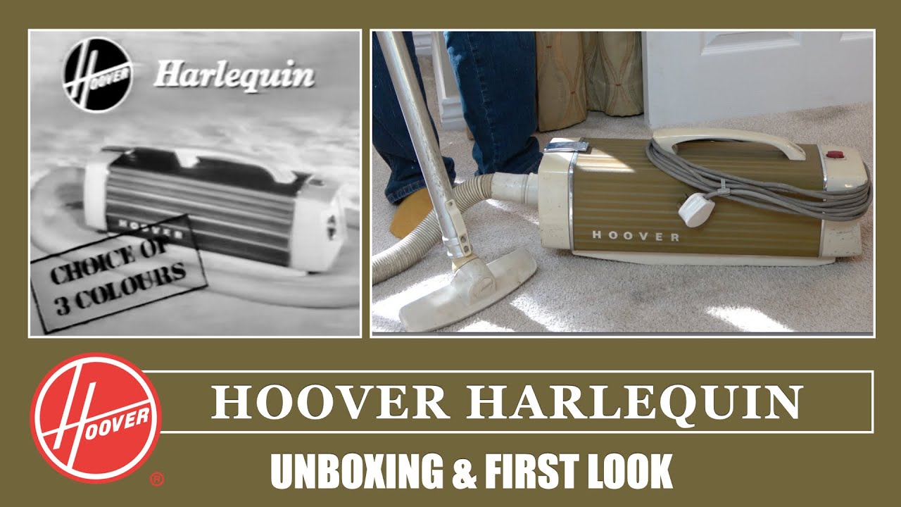 Vintage Hoover Harlequin Vacuum Cleaner First Look