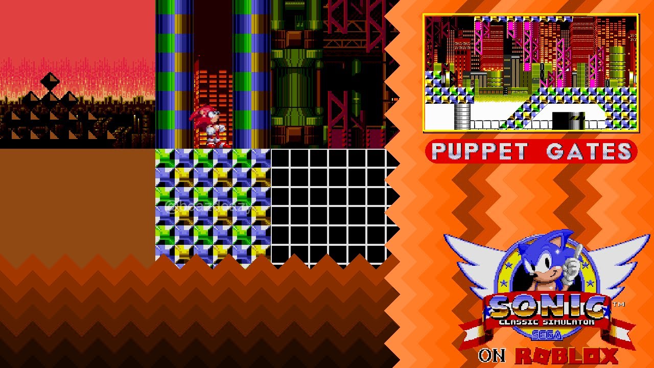 Puppet Gates Zone - Classic Sonic Simulator Custom Level