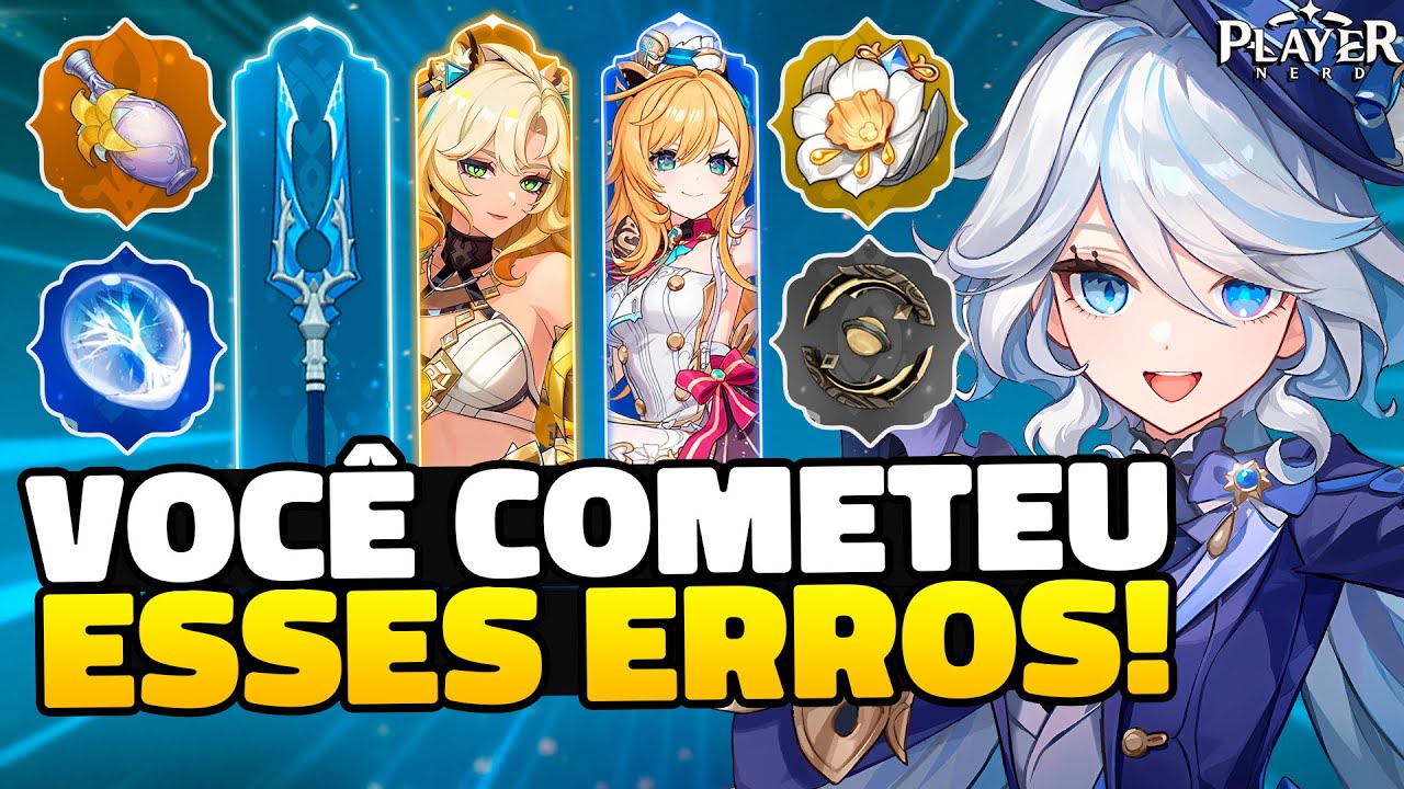 VOCÊ NÃO PODE COMETER ESSES ERROS... CONSERTE SUA CONTA! - GENSHIN IMPACT