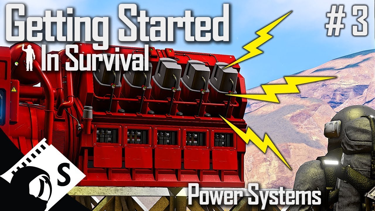 Power Systems - Getting Started in Space Engineers #3 (Survival Tutorial Series)