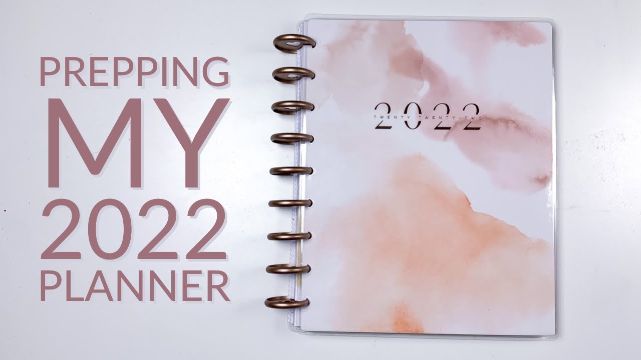 How I&rsquo;ll Be Using My 2022 Planner [Vertical Happy Planner Set Up]