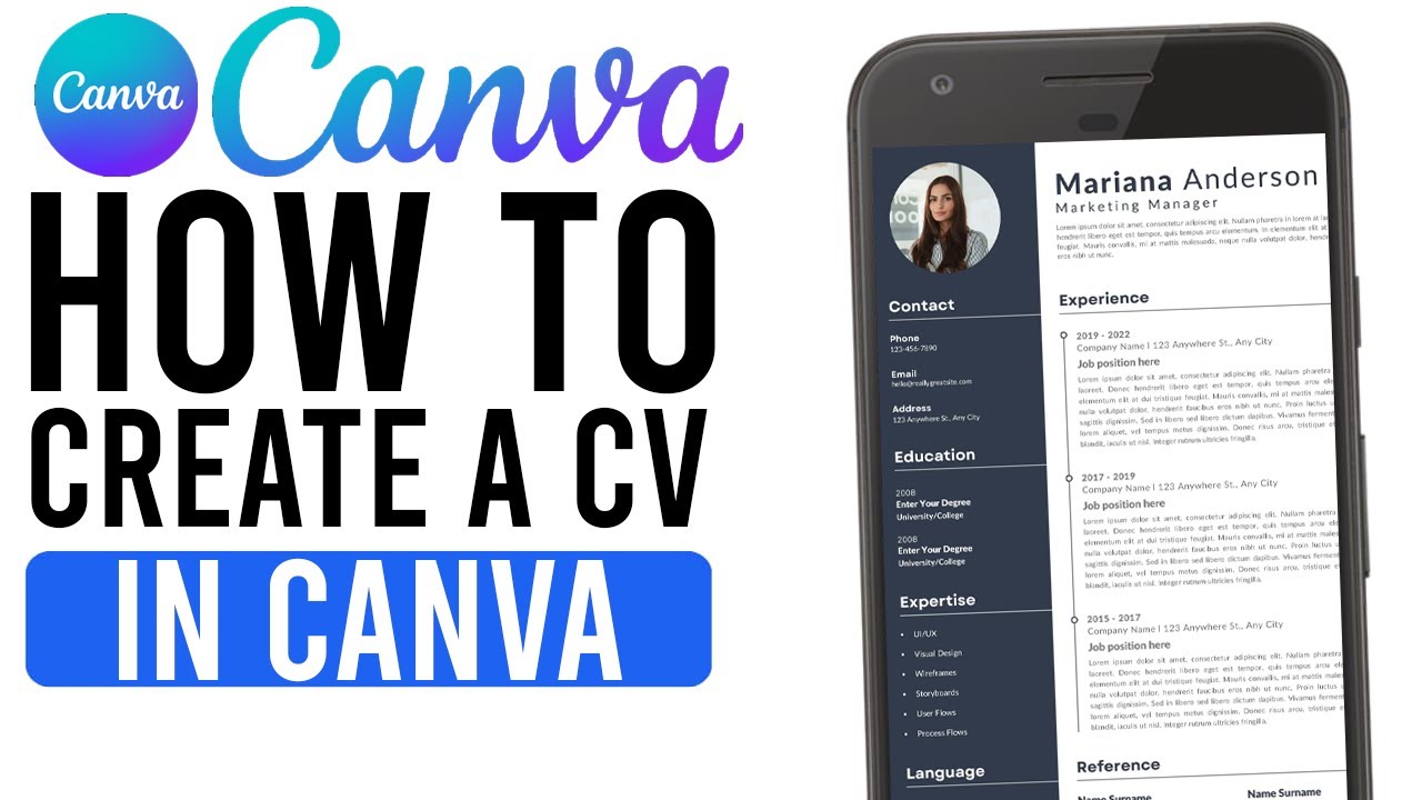 How to Create a CV in Canva (Easy 2025)