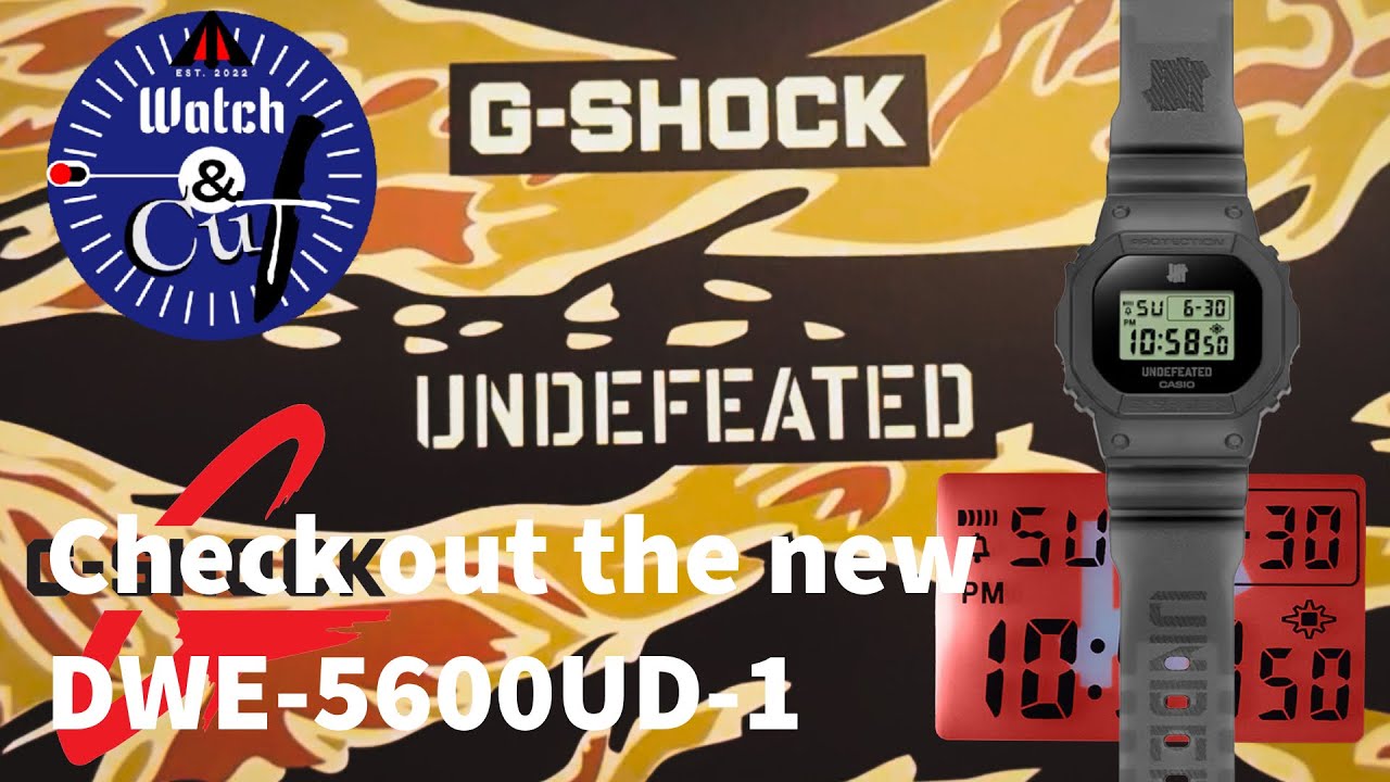 The All New DWE-5600UD-1 G-Shock Undefeated Edition 
