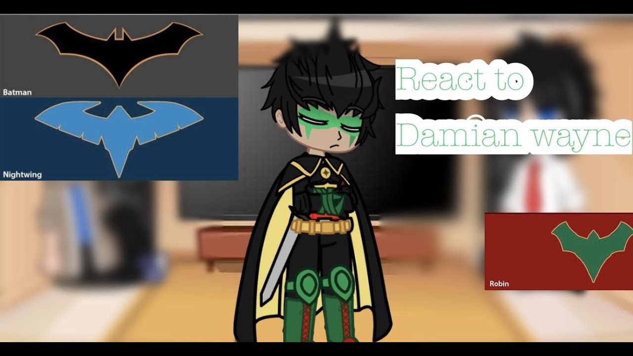 Past {DCAMU} Bruce and Richard react to Damian Wayne. 1/2