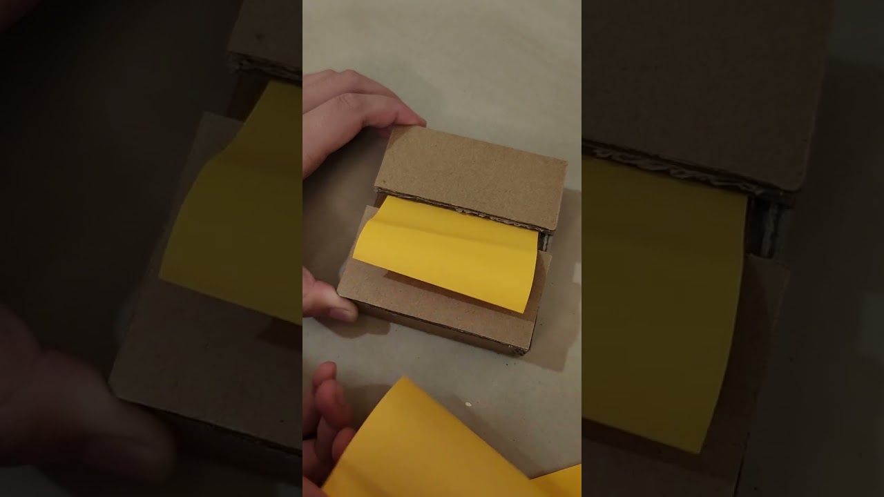 DIY Post-It Pad Dispenser