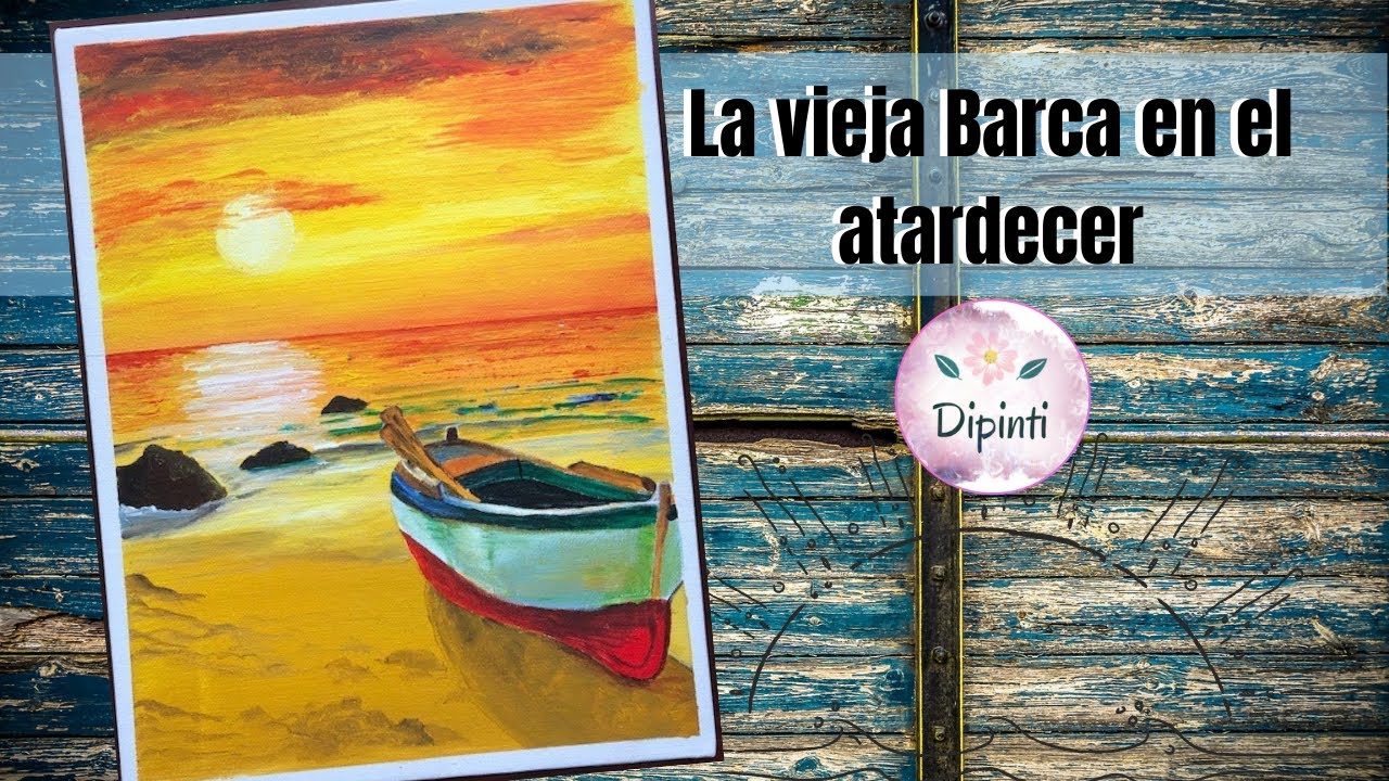 Cómo pintar un Atardecer MUY FACIL!!!