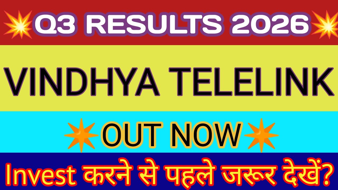 Vindhya Telelinks Q3 Results 2026 🔴 Vindhya Telelinks Results 🔴 Vindhya Telelinks Share Latest News